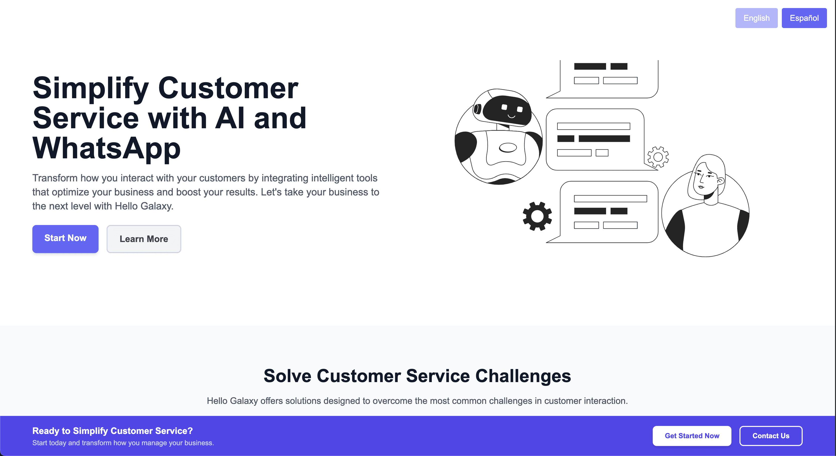 Captura de la interfaz del chatbot de IA